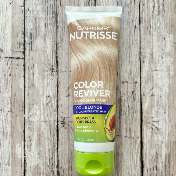 Garnier Nutrisse Color Reviver 5-Minute Color Mask Cool Blonde 4.2 oz NEW - Picture 1 of 8